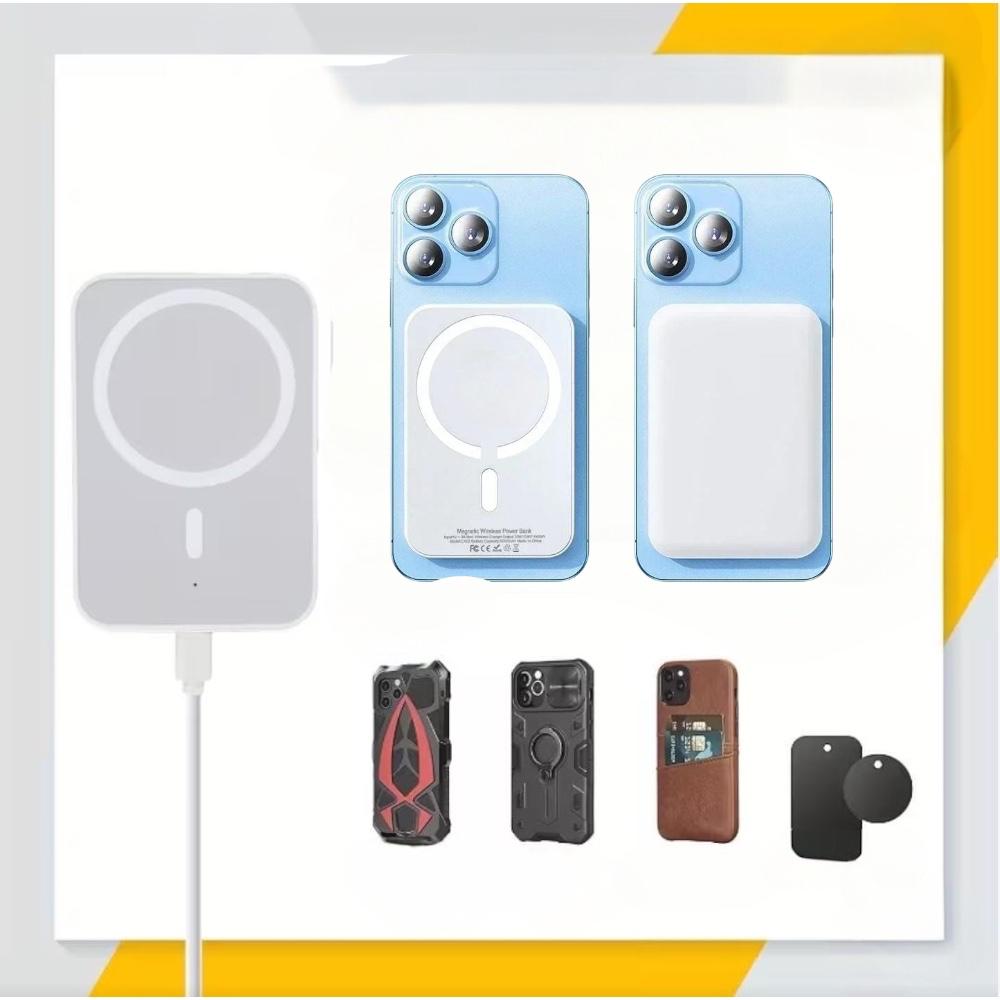 Bateria Externa Portatil Magnética