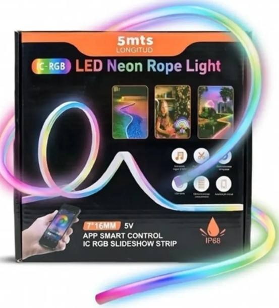 Cinta LED de Neón RGB Musical IP68