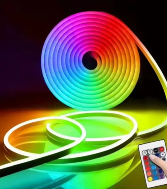 Cinta LED de Neón RGB Musical IP68